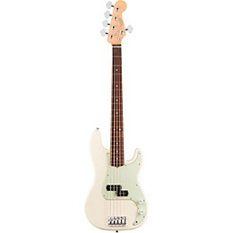 Fender American Professional Precision Bass V Rosewood Fingerboard Olympic White