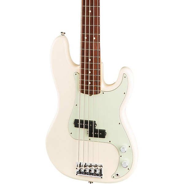 Fender American Professional Precision Bass V Rosewood Fingerboard Olympic White