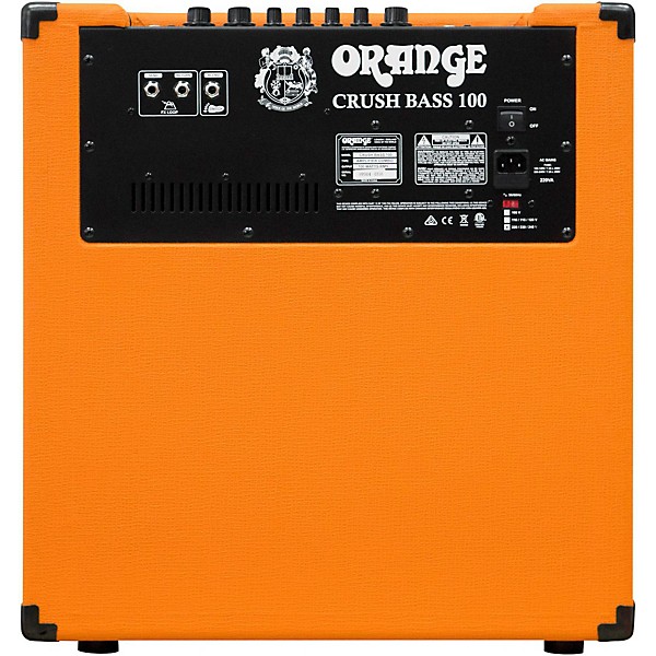 Orange Amplifiers Crush Bass 100 100W 1x15 Bass Combo Amplifier Orange