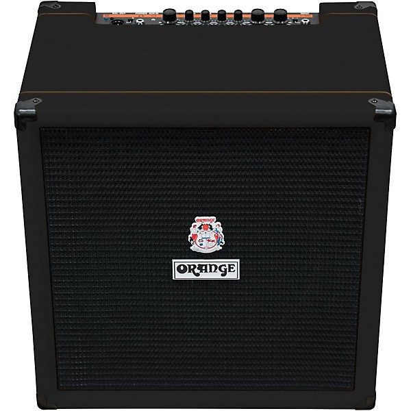 Open Box Orange Amplifiers Crush Bass 100 100W 1x15 Bass Combo Amplifier Level 1 Black