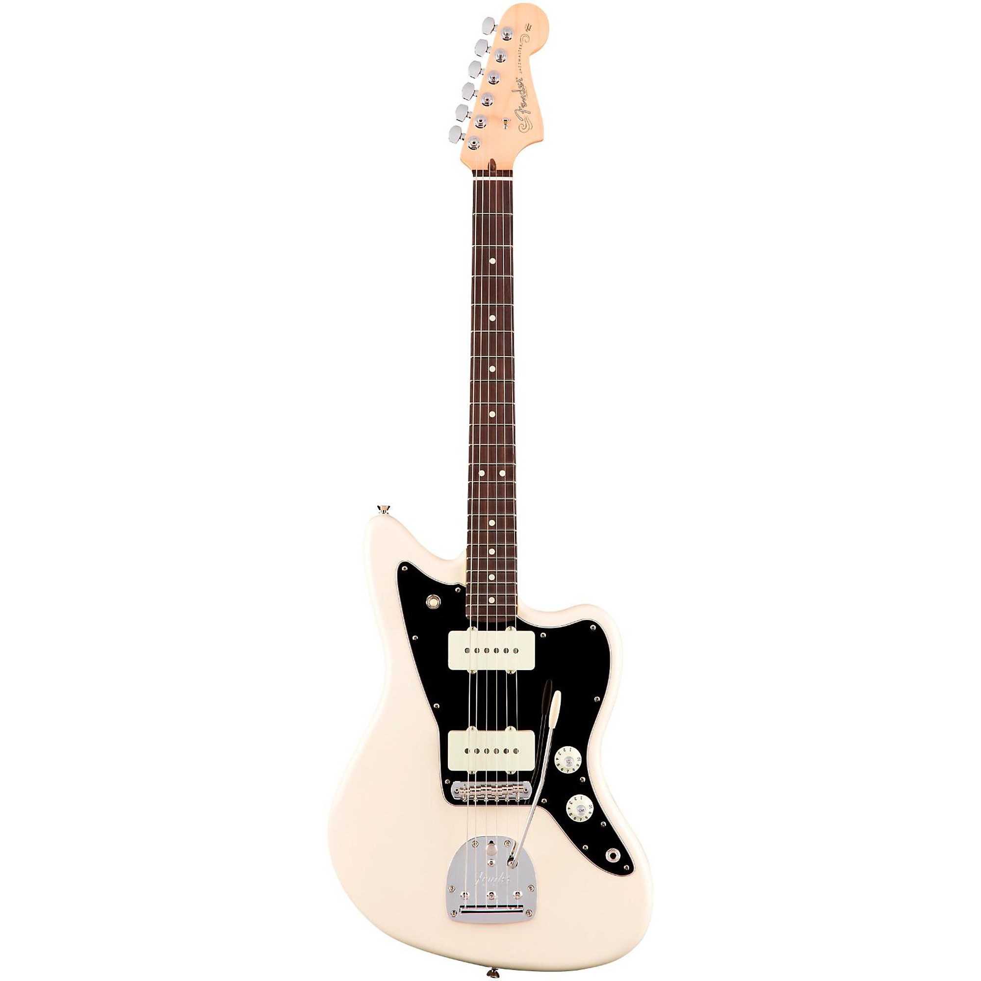 ギター Fender USA Jazzmaster Olympic White Fender American Professional Jazzmaster Rosewood Fingerboard