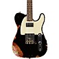 Open Box Fender Custom Shop Limited Edition '60s Telecaster HS Maple Fingerboard Level 2 Black over Pink Paisley 190839757371 thumbnail
