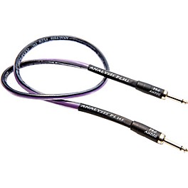 Analysis Plus Clear Oval Speaker Cable with 1... Analysis Plus Clear Oval Speaker Cable with 1/4" Straight to Straight 18 in.