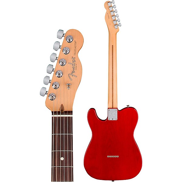 Open Box Fender American Professional Telecaster Rosewood Fingerboard Electric Guitar Level 2 Transparent Crimson 19474405...
