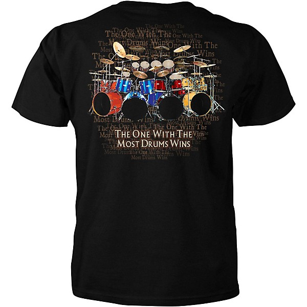 Taboo T-Shirt "The Most Drums Win" Large