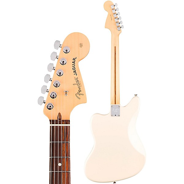 Fender American Professional Jaguar Rosewood Fingerboard Electric Guitar Olympic White