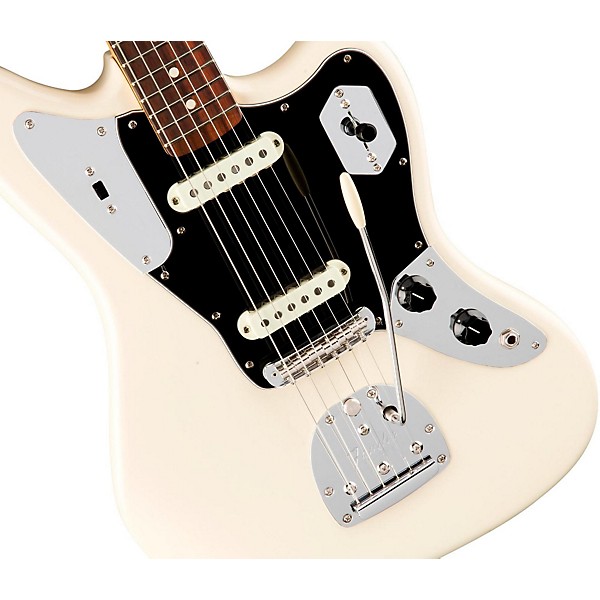 Fender American Professional Jaguar Rosewood Fingerboard Electric Guitar Olympic White