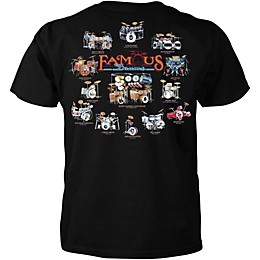 Taboo T-Shirt "Famous Drum Sets" Large