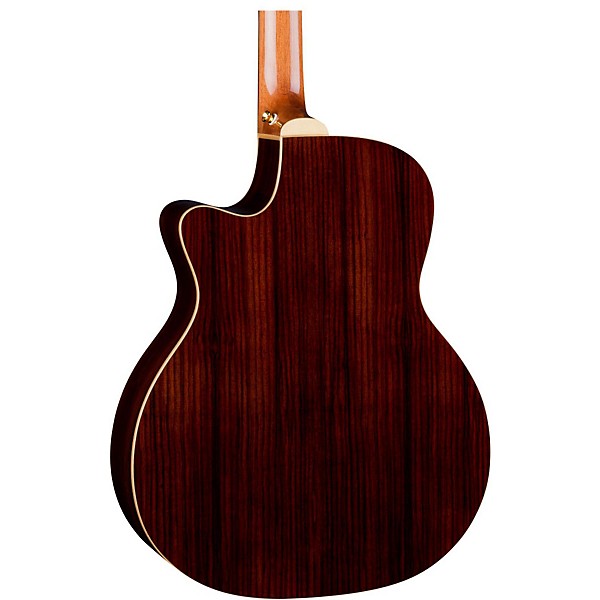 Open Box Luna Vista Mustang Tropical Wood RSW Back Acoustic