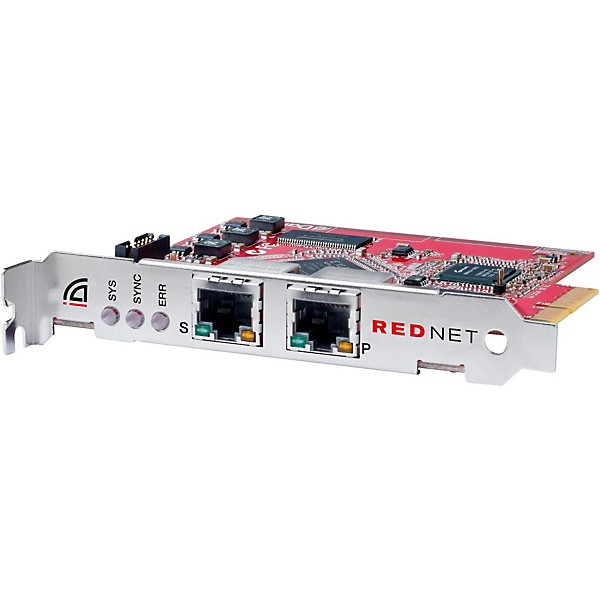 Open Box Focusrite RedNet PCIeR Dedicated Dante Audio Interface Card With Network Redundancy For Windows Or Mac Level 1