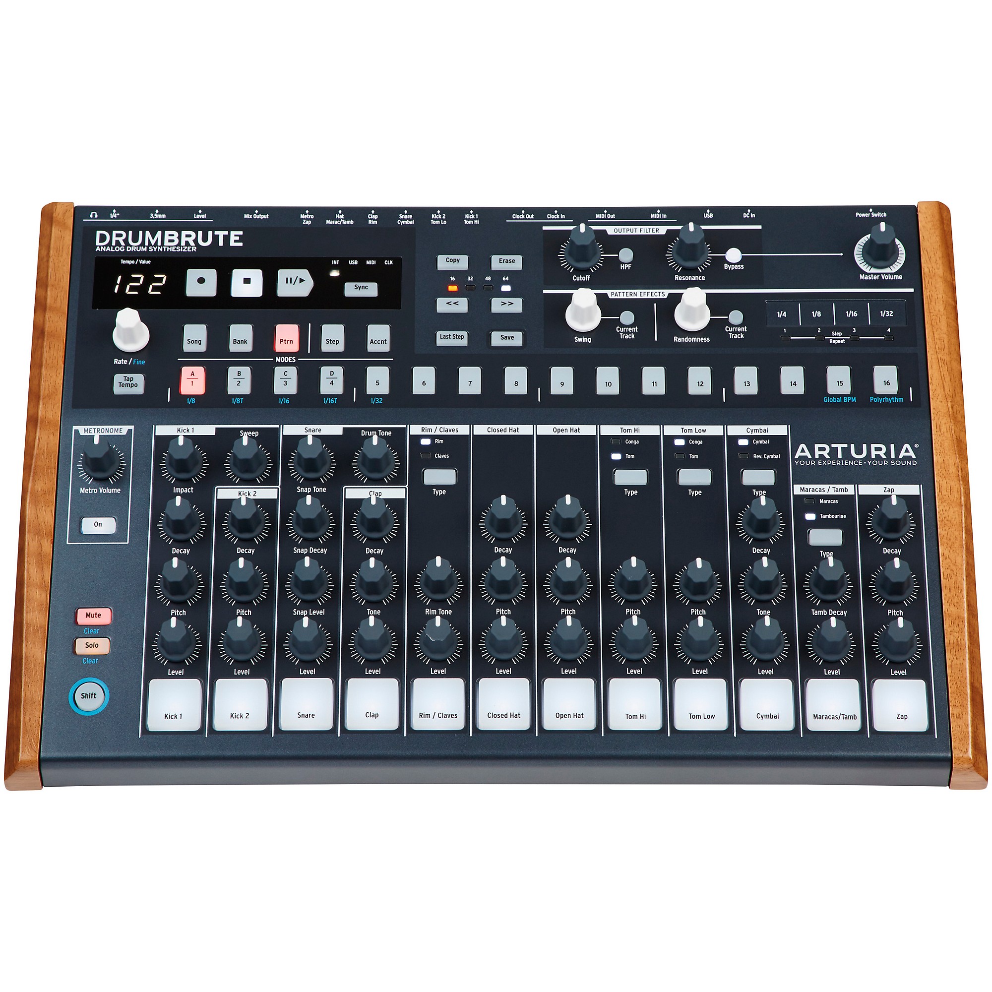 ARTURIA DRUMBRUTE 販売完了品 VOXケーブル付き Clearance Arturia DrumBrute Analog Drum Machine | Guitar Center