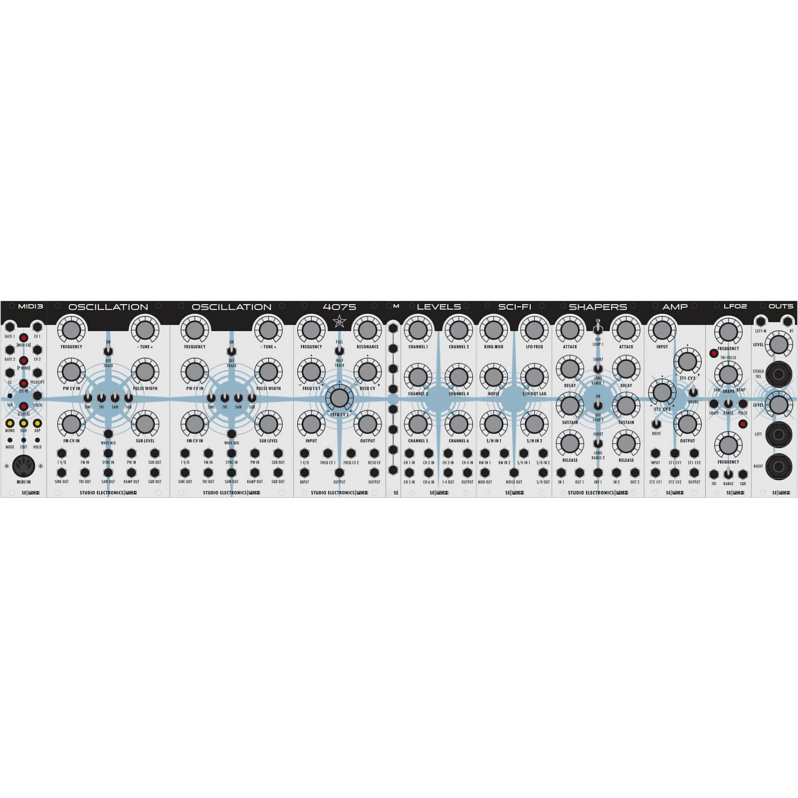 Studio Electronics Boomstar Modstar Seito Rising Modular Analog