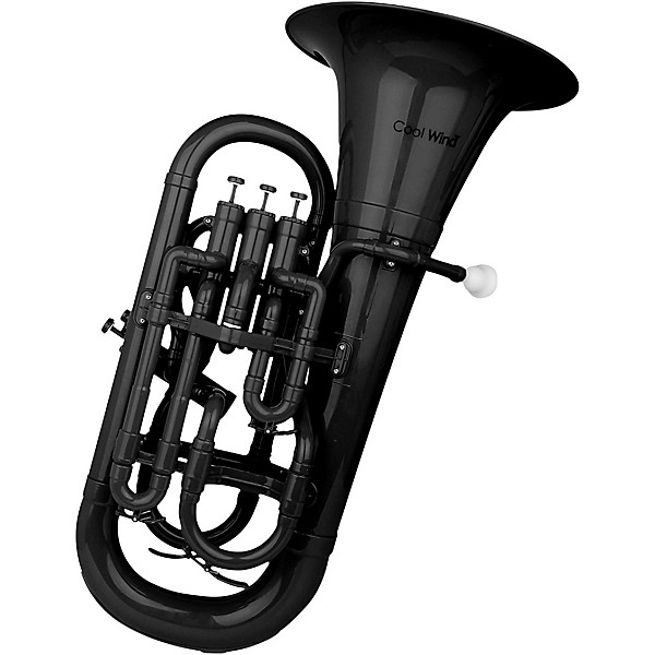 Cool Wind CEU-200 Series 4-Valve Plastic Euphonium Black