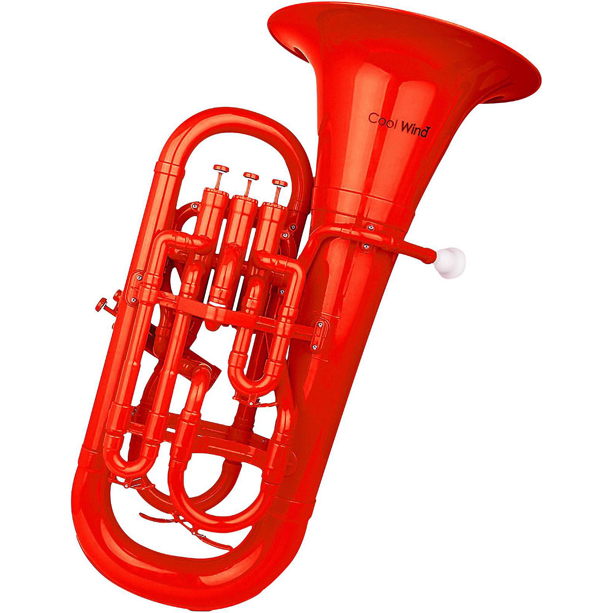 Cool Wind CEU-200 Series 4-Valve Plastic Euphonium Red | Guitar Center