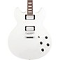 D'Angelico Premier Series DC Semi-Hollowbody Electric Guitar with No F-Holes and Stopbar Tailpiece White thumbnail