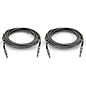 Musician's Gear Standard Instrument Cable Tweed-20 ft.-Black and Silver (2 Pack) thumbnail