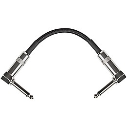 Musician's Gear Standard Instrument Patch Cable-6 in.-Black (2 Pack)