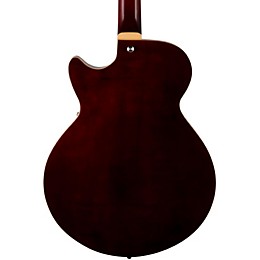Open Box D'Angelico Premier Series SS Semi-Hollowbody Electric Guitar with Center Block and Stopbar Tailpiece Level 2 Transparent Wine 190839668691