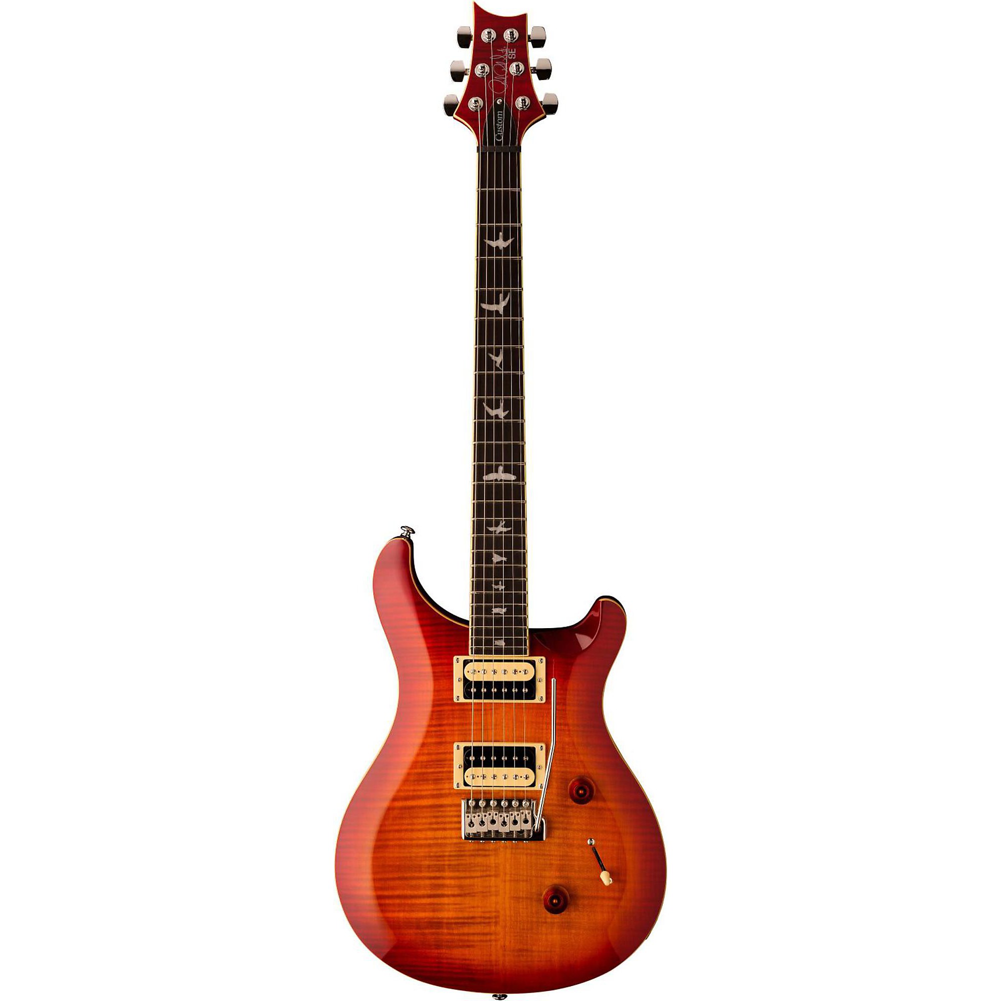 PRS SE Custom 24 Limited-Edition Electric Guitar Cherry Sunburst 