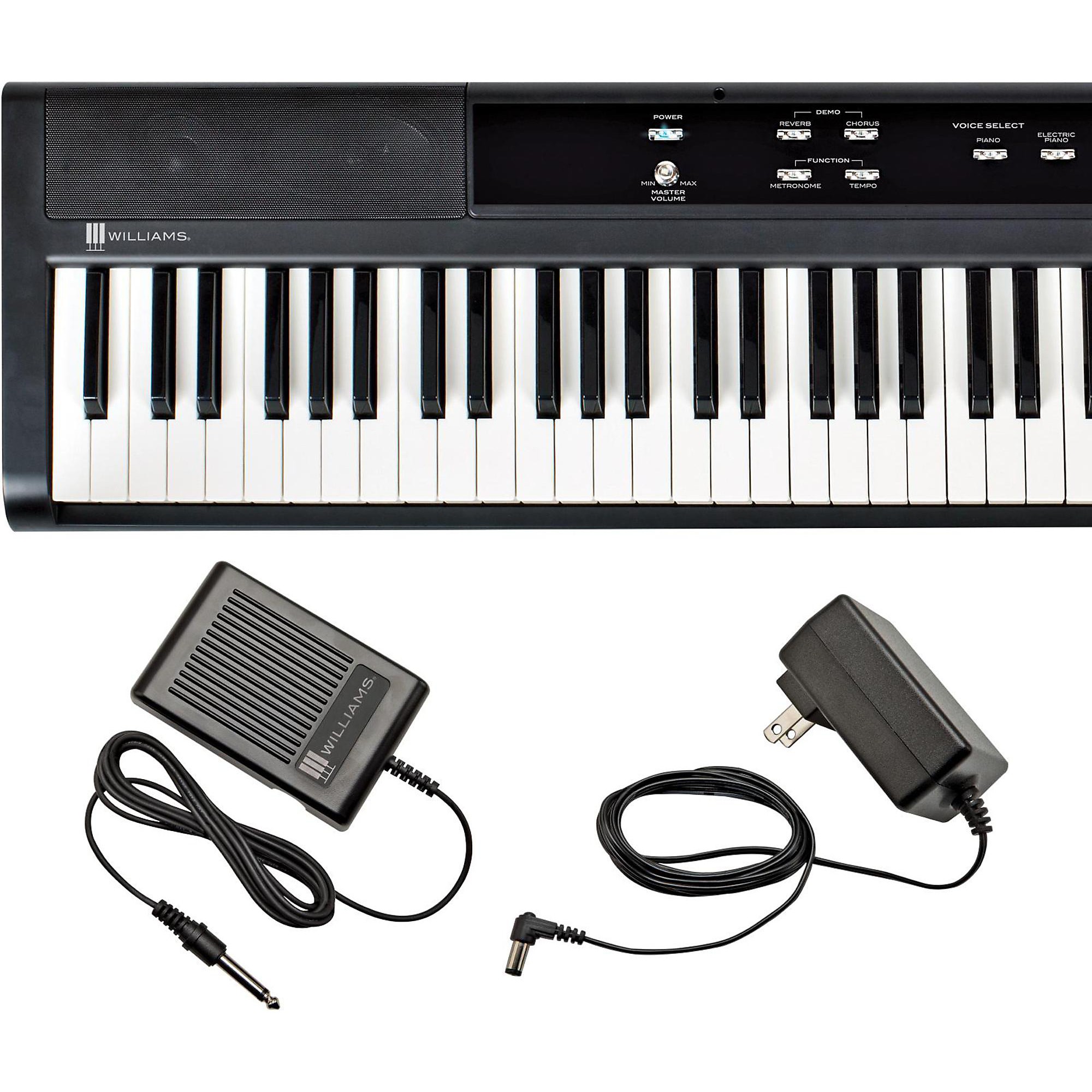 Open Box Williams Legato Plus 88-Key Digital Piano Satin Black