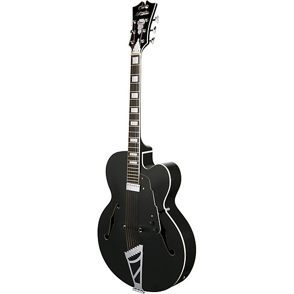 Open Box D'Angelico Premier Series EXL-1 Hollowbody Electric Guitar with Stairstep Tailpiece Level 2 Black 190839806888