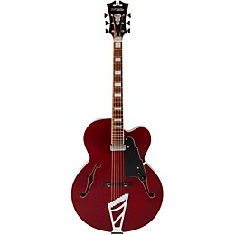 Open Box D'Angelico Premier Series EXL-1 Hollowbody Electric Guitar with Stairstep Tailpiece Level 2 Transparent Wine 190839799425