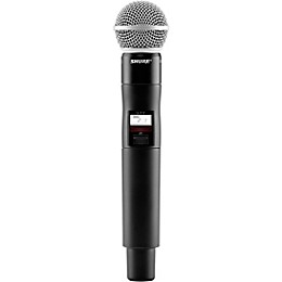 Open Box Shure QLXD2/SM58 Wireless Handheld Microphone Transmitter With Interchangeable SM58 Microphone Capsule Level 1 Band J50A