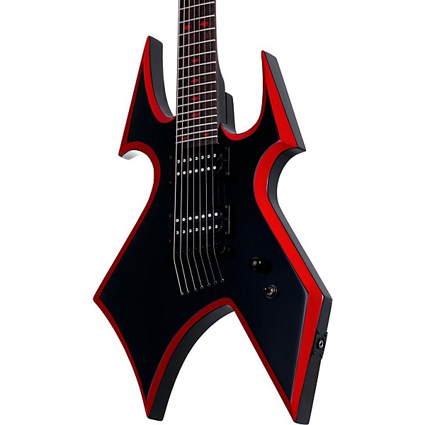Open Box B.C. Rich Warbeast 7 String Electric Guitar Black