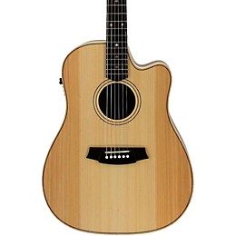 Cole Clark Fat Lady 2 Series Bunya/Blackwood Dreadnought Acoustic-Electric Guitar Natural