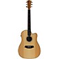 Cole Clark Fat Lady 2 Series Bunya/Blackwood Dreadnought Acoustic-Electric Guitar Natural
