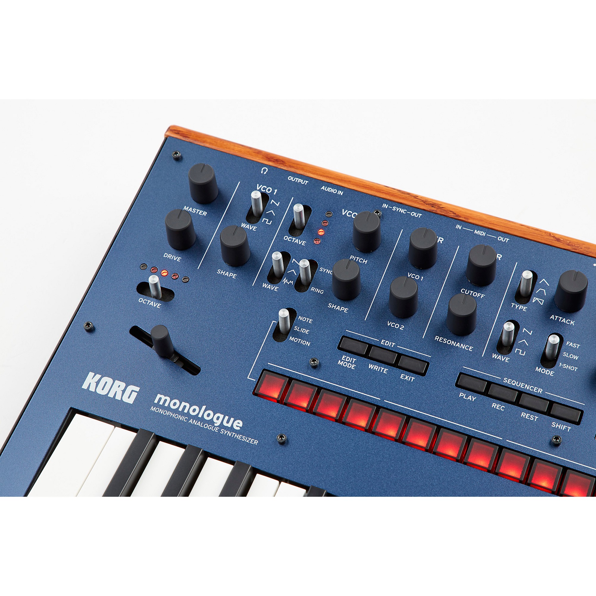 KORG monologue Monophonic Analog Synthesizer Blue | Guitar Center