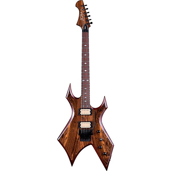 B.C. Rich Warlock Neck Through with Floyd Rose and Dimarzios Electric Guitar Gloss Natural