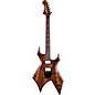 B.C. Rich Warlock Neck Through with Floyd Rose and Dimarzios Electric Guitar Gloss Natural