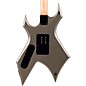 Open Box B.C. Rich Warlock with Double Locking Tremolo Electric Guitar Level 2 Satin Barbed Wire Gun Metal 190839093028