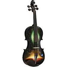 Cremona SV-130BU Series Sparkling Blue Violin Outfit 4/4