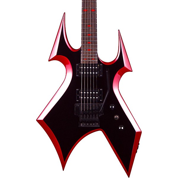 DISC BC Rich Trace Warbeast Bass Guitar, Onyx at Gear4music