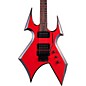 Open Box B.C. Rich Warbeast with Double Locking Tremolo Electric Guitar Level 2 Red Devil 190839362223 thumbnail