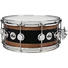 DW Collector's Series Reverse Edge Snare Drum 14 x 6 in. M... DW Collector's Series Reverse Edge Snare Drum 14 x 6 in. Walnut