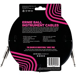 Ernie Ball Straight Instrument Cable - Black 10 ft.