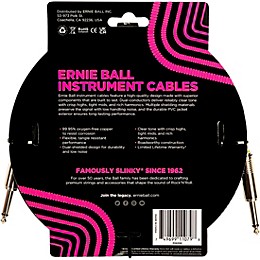 Ernie Ball Straight Instrument Cable - Black 15 ft.