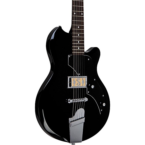 Open Box Supro Jamesport Electric Guitar Level 2 Jet Black 190839428745
