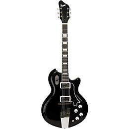 Open Box Supro Coronado II Electric Guitar Level 2 Jet Black 190839082848