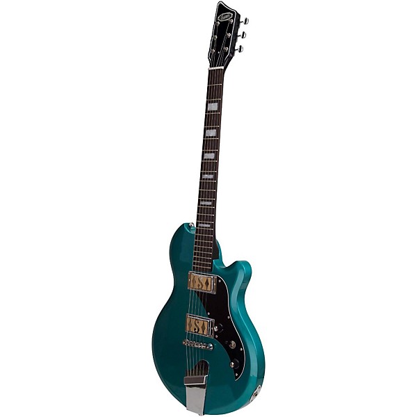 Open Box Supro Westbury Electric Guitar Level 2 Turquoise Metallic 190839231864