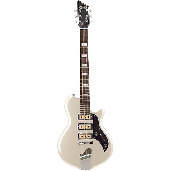 Open Box Supro Hampton Electric Guitar Level 2 Antique White 190839102119