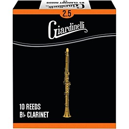 Giardinelli Bb Clarinet Reed 10-Pack 2.5 Giardinelli Bb Clarinet Reed 10-Pack 2.5