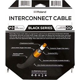 Roland RCC-3514 Black Series Interconnect Cable 3.5mm (Mono) to 1/4 in. (Mono) 10 ft.