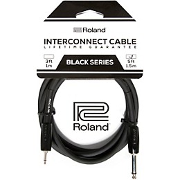 Roland RCC-3514 Black Series Interconnect Cable 3.5mm (Mono) to 1/4 in. (Mono) 5 ft.