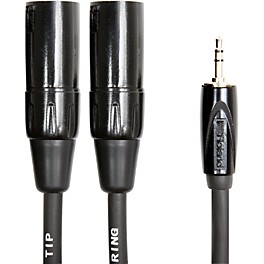 Roland Interconnect Cable-3.5mm-Dual XLR (Male) 15 ft. Roland Interconnect Cable-3.5mm-Dual XLR (Male) 3 ft.