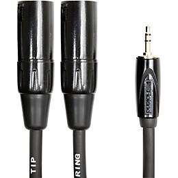 Roland Interconnect Cable-3.5mm-Dual XLR (Male) 5 ft.