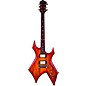 B.C. Rich Warlock Neck Through with Dimarzios Electric Guitar Cherry Red Sunburst